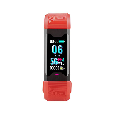 

Bozhi BOZLUN smart watch sports health bracelet heart rate blood oxygen sleep monitoring information reminder IP67 waterproof B31 red