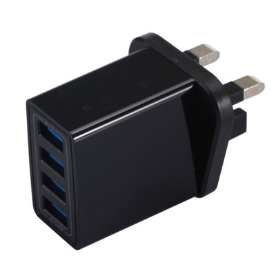 

〖Follure〗UK Wall Charger USB Adapter 4 Muti Port 51A Fast Charging Station Power Charge
