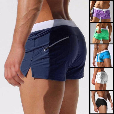 

NEW Sexy Men&39s Boxer Briefs Swimming Swim Shorts Trunks Swimwear Pants Underwear