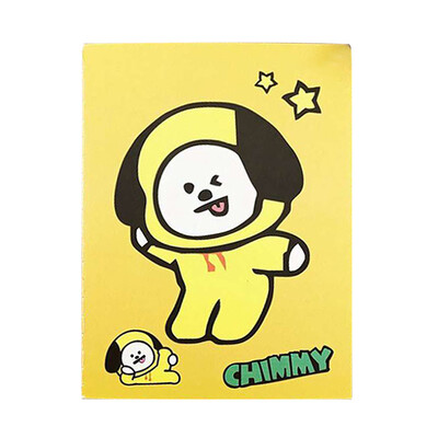 

KPOP BTS Bangtan Boys Cartoon Avatar Hand account Notebook Student Stationery Memo Diary