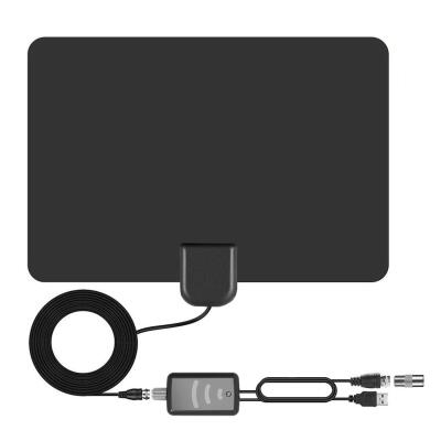 

Digital TV Antenna VHF UHF Aerial with Amplifier 80 Miles DVB-TT2 Receiver