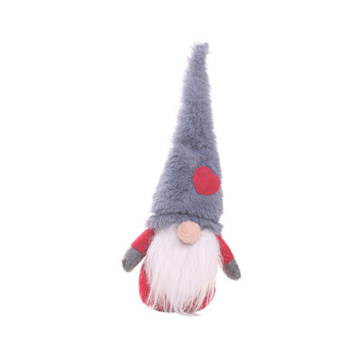 

1Pc Swedish Christmas Santa Gnome Handmade Plush Doll Desk Tree Decor Kids Gift