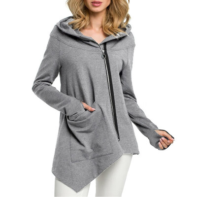 

Women Baggy Hooded Blouse Sweater Jumper Sweatshirt T-shirts Long Sleeve Tops