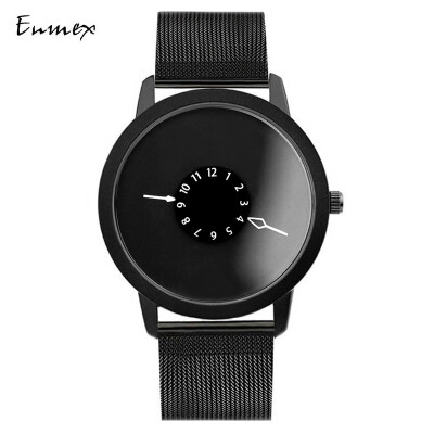 

Festival gift Enmex subverts the creative perspective of the second hand watch handstand hands simple watch