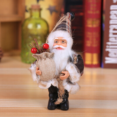 

〖Follure〗Christmas Santa Claus Doll Toy Christmas Tree Hanging Ornaments Decoration