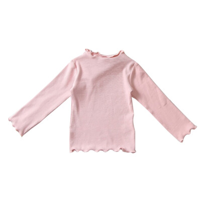 

Autumn Casual Baby Girl T-Shirts Cute Long Sleeve Solid Striped Print T-Shirts Kids Tops T-Shirts Casual Blouse