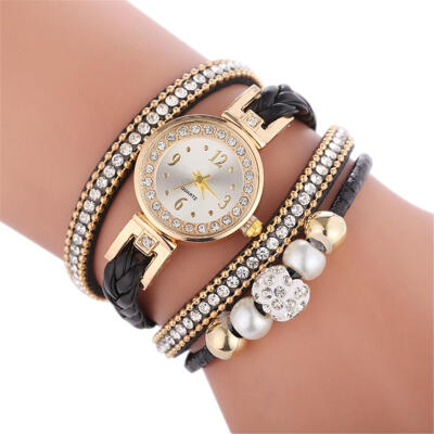 

2018 Stainless Steel luxury ladies WristWatch Analog Alloy Gift movement silent Unisex Retro Casual Womens Quartz Watch D