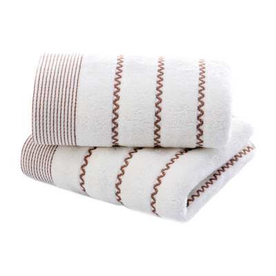 

Wave Cross Stripe Face Towels Water Absorbsent Towels Extra Soft Full Cotton Washing Clearance