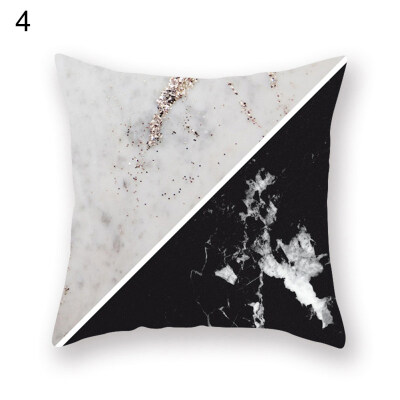 

Marble Grain Love Happy Pillow Case Cushion Cover Sofa Bed Car Cafe Office Decor