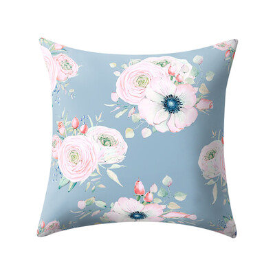 

〖Follure〗Plant Printed Polyester Pillow Case Cover Sofa Cushion Cover Home Decor