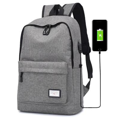 

Fashion mens backpack female tide bag bag USB charging outdoor travel computer backpack