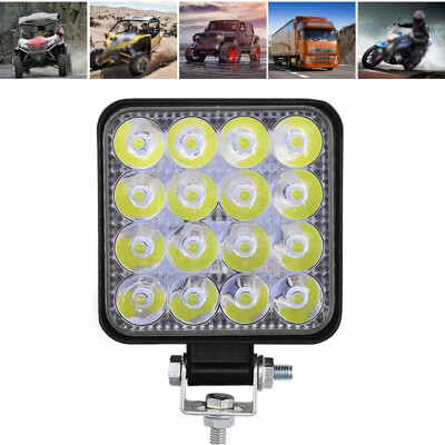 

MINI 48W 16LED Work Light Flood Beam Bar Car SUV Off-Road Driving Fog Lamps