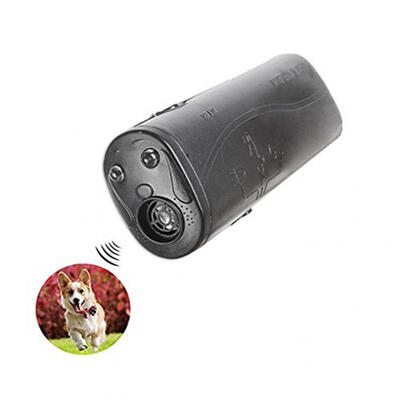 

New Fashion 3 In 1 Anti Barking Stop Bark Ultrasonic Pet Dog Repeller Training Device Trainer With LED