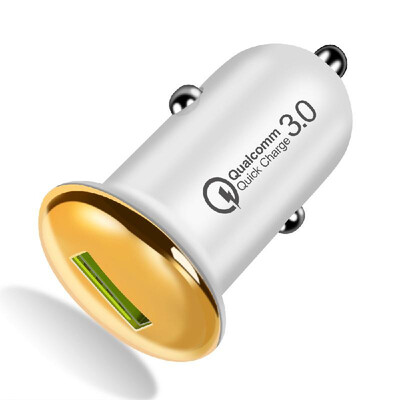 

Quick Car Charger With USB Port Fast Charging Travel Charger Adapter Mobile Phone Charger For iPhone Samsung Tablet