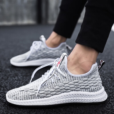 

New spring breathable net shoes male Korean version of 100 leisurely sports shoes light running trendy shoes