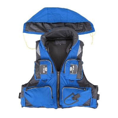 

Lixada Professional Fishing Polyester Adult Safety Life Jacket Survival Vest Swimming Boating Drifting