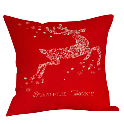 

Tailored Christmas Throw Pillow Cover Pillowcases Decorative Sofa Cushion Cover