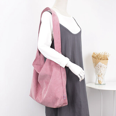 

Large Capacity Women Corduroy Shoulder Bag Canvas Handbag Ladies Casual Tote Shopping Bags Students Book Bag Girl Shoulder Bag