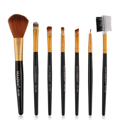 

Toponeto 7pcs Makeup Cosmetic Brushes Eyeshadow Eye Shadow Foundation Blending Brush BK