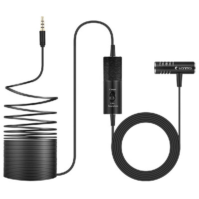 

Yanmai Professional Lavalier Microphone Clip-on Lapel Mic Omni-directional Condenser Microphone Audio Recorders Youtube Interview