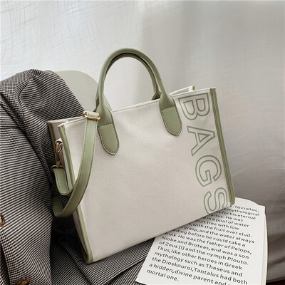 

Sunset canvas bag new2019 high-capacity high-capacity large-volume womens bag single-shoulder single-shoulder bag