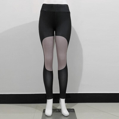 

New European&American Yoga Pants Womens High Waist Elastic Skinny Running Pants Quick-drying Breathable Cross-country Print F