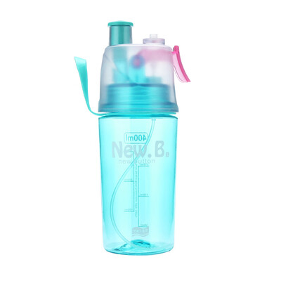 

Siaonvr Sport Cycling Mist Spray Water Gym Beach Bottle Leak-proof Drinking Cup