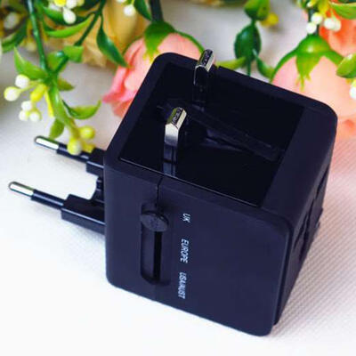 

Universal Small 21A Dual USB Power Adapter Sock Travel Plug