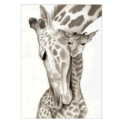 

5D DIY Full Drill Diamond Painting Kiss Giraffe Cross Stitch Embroidery Kit