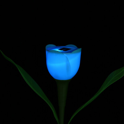 

Greensen Outdoor Solar Powered Luminous Tulip Flower LED Light Garden Lawn Landscape Lamp Outdoor Garden Home Tulip LED Light
