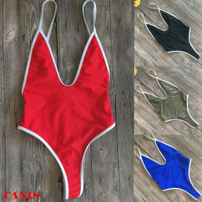 

Womens One Piece Push Up Padded Bra Bikini Swimwear Swimsuit Beachwear
