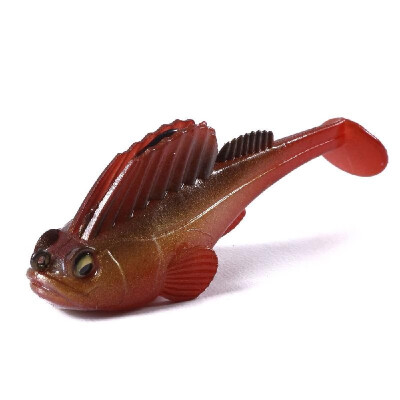 

7cm 14g Fishing Lure Lead Head Artificial Soft Bait with Tail