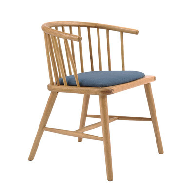 

2018 most popular soild wooden round back arm chair