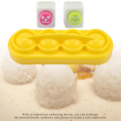 

Greensen Small Ball Shape Food-grade PP Material DIY Handicraft Rice Roll Bento Mold with Spoon