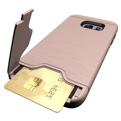 

Shockproof Convenient One Card Slot Hard Back Case for Samsung Galaxy S7 Edge