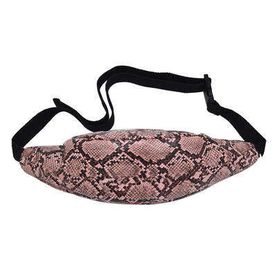 

Snake Print Waist Fanny Belt Packs Shoulder Women PU Leather Chest Bags