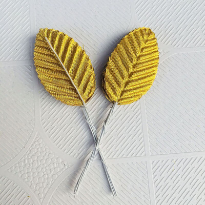 

FUNNYBUNNY 100pcs Silk Leaf Artificial Leaves DIY HOME Decorative Christmas Party decoration Bouquet Wreaths Wedding Decor