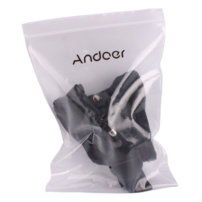 

Andoer 360 Degree Rotation Glove-style Band Mount Palm Strap Accessories for GoPro Hero 43321 Camera Small