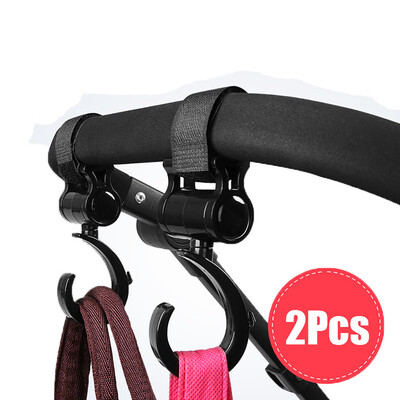 

Siaonvr 2 Pack of Multi Purpose Hooks Hanger for Baby Diaper Bags Purse Great Accessory