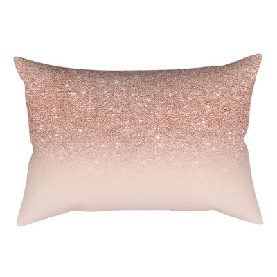 

Siaonvr Rose Gold Pink Cushion Cover Square Pillowcase Home Decoration30cm 50cm