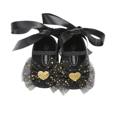 

Baby Shoesborn Bow Tie Strap Toddler The First Walker Shoes Girl Princess Dance Shoes