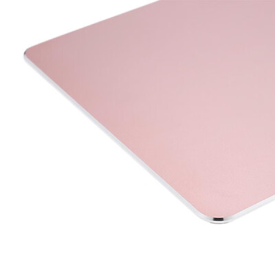 

Aluminum Alloy Surface Micro Sand Blasting Gaming Mouse Pad Non-slip Base Dual Sides Available Game Office Mice Mat