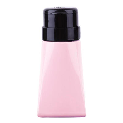 

Cone-Shape 220ml Refillable Bottles Nail Pump Press Polish Liquid Container