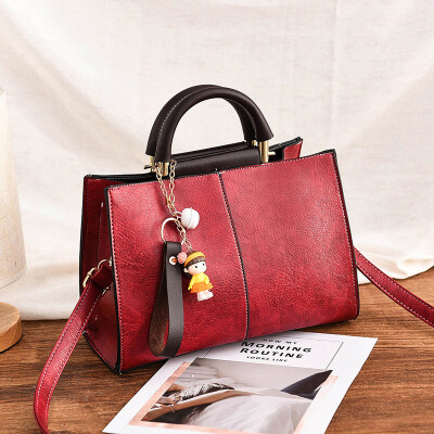 

Baggage Ladies Large Capacity retro tote bag simple handbag Korean version single shoulder bag soft oblique Bag tide