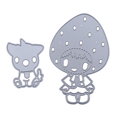 

2pcs Mushroom Cutting Dies for DIY Metal Stencil Scrapbooking Emboss Craft
