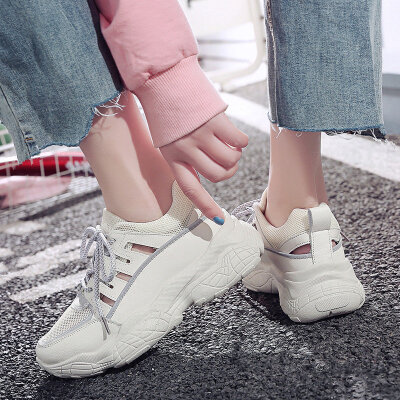 

Heavy-soled reticulated daddy shoes womens summer style hollow sneakers womens shoes casual shoes net shoes running