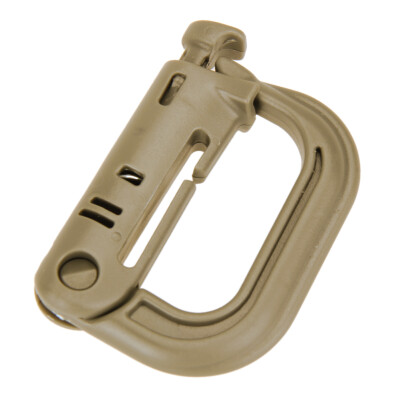 

Grimloc Molle Carabiner D Locking Ring Mount D-Ring Clip Snap Hook Buckle