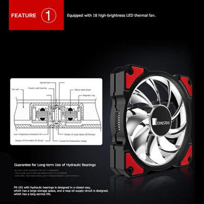

JONSBO CR-101 120mm PWM 4 Pin CPU Cooler Fan 4 Heat Pipes Heatsink Radiator