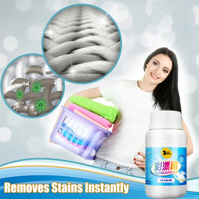 

〖Follure〗Color-Proof Laundry Stain Remover Powder Bleaching Whitening Strong Detergent