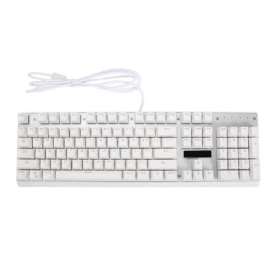 

104Key USB Port LED Backlight Aluminum Alloy Shell Mechanical Keyboard